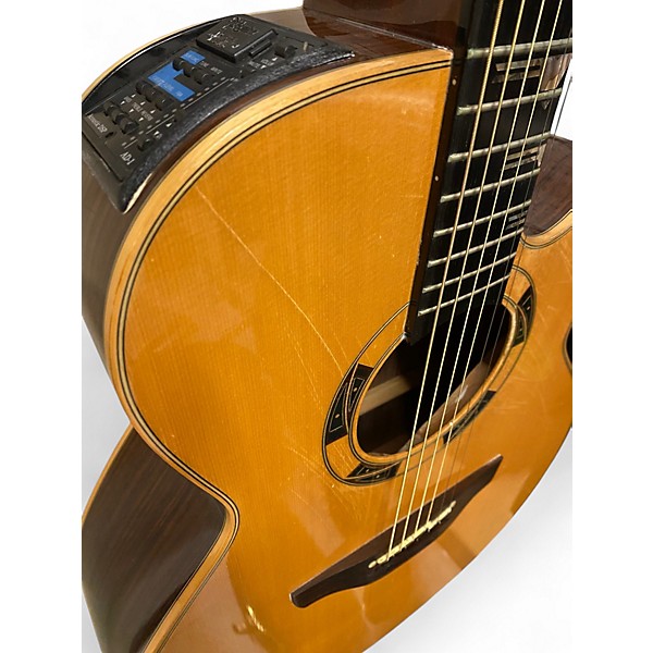 Used Takamine SANTA FE DSF48C Natural Acoustic Electric Guitar