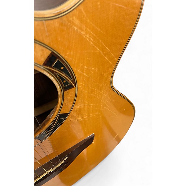 Used Takamine SANTA FE DSF48C Natural Acoustic Electric Guitar