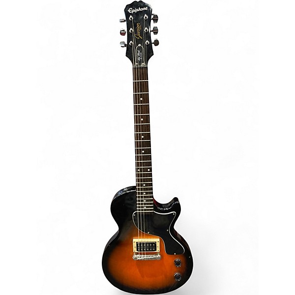Used Epiphone LES PAUL JR 2 Tone Sunburst Solid Body