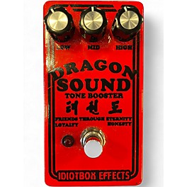 Used Idiotbox Effects Dragon Sound Tone Booster Effect Pedal