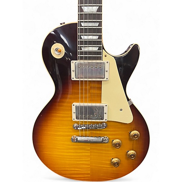 Used Gibson 1959 Reissue Les Paul Bourbon Burst Solid Body Electric Guitar