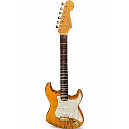 Used Fender Artisan Spalted Maple Stratocaster 2017 Maple Solid Body Electric Guitar