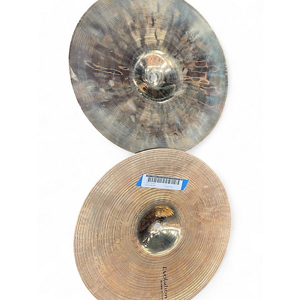 Used SABIAN 13in HHX Evolution Dave Weckl Hi-Hat Pair Cymbal