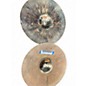 Used SABIAN 13in HHX Evolution Dave Weckl Hi-Hat Pair Cymbal