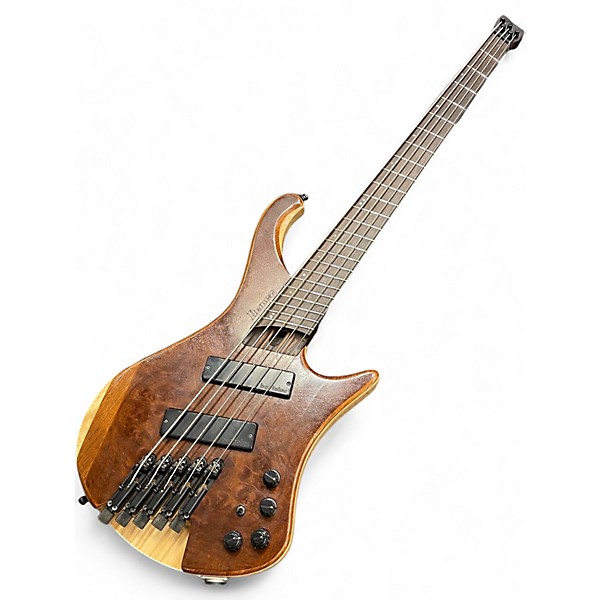 Used Ibanez ehb1265ms Natural Electric Bass Guitar