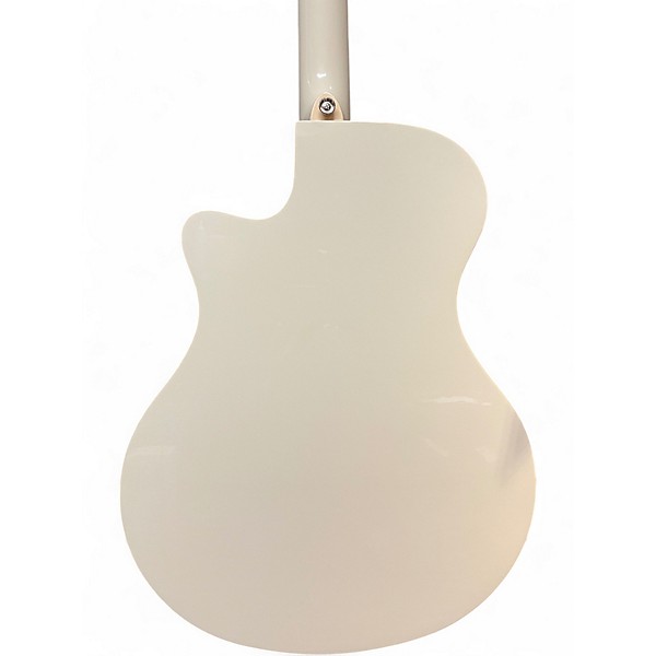 Used Yamaha APX600 Vintage White Acoustic Electric Guitar