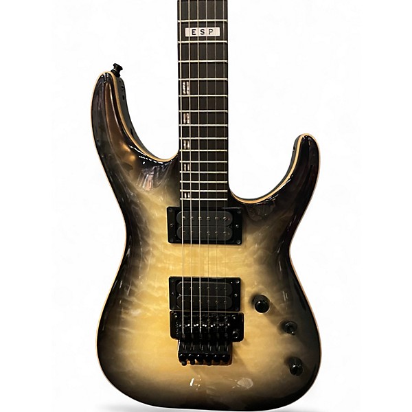 Used ESP E-II Horizon BLACK NATURAL BURST Solid Body Electric Guitar