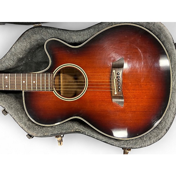 Used Takamine EF261S Natural Acoustic Electric Guitar
