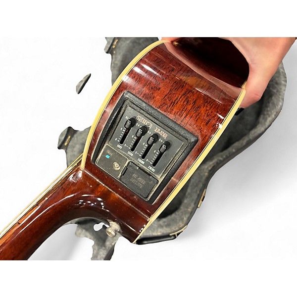 Used Takamine EF261S Natural Acoustic Electric Guitar