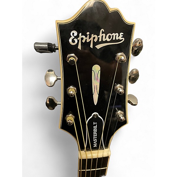 Used Epiphone DR500MCE Masterbuilt Natural Acoustic Electric Guitar