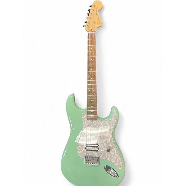 Used Fender Tom Delonge Signature Stratocaster Surf Green Solid Body Electric Guitar
