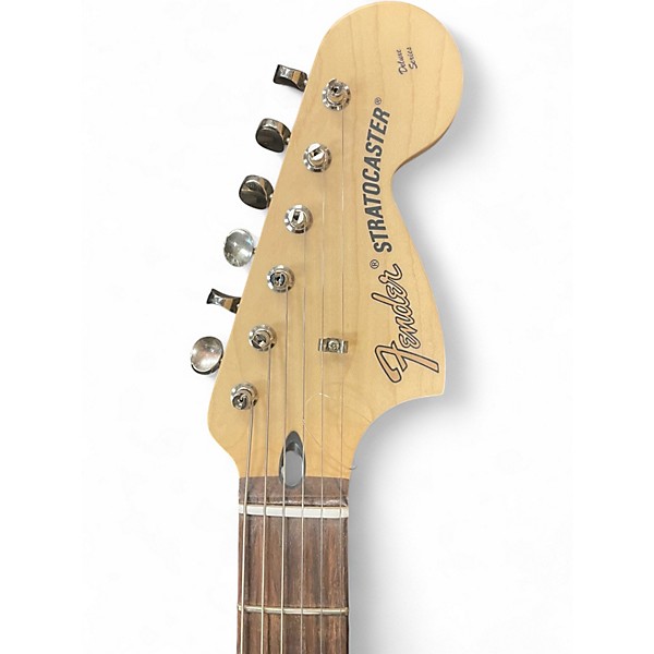 Used Fender Tom Delonge Signature Stratocaster Surf Green Solid Body Electric Guitar