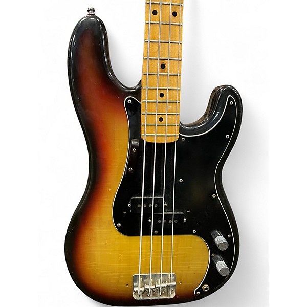 Vintage 1974 Fender Precision Bass Sunburst Electric Bass Guitar