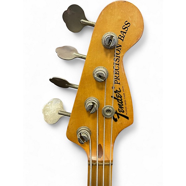 Vintage 1974 Fender Precision Bass Sunburst Electric Bass Guitar