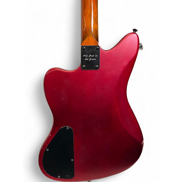 Used Miscellaneous PARTSCASTER JAZZMASTER STYLE Maroon Solid Body Electric Guitar