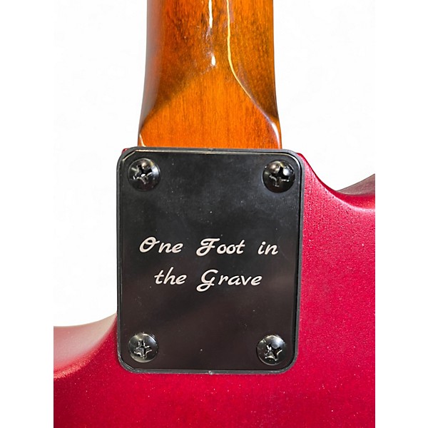 Used Miscellaneous PARTSCASTER JAZZMASTER STYLE Maroon Solid Body Electric Guitar