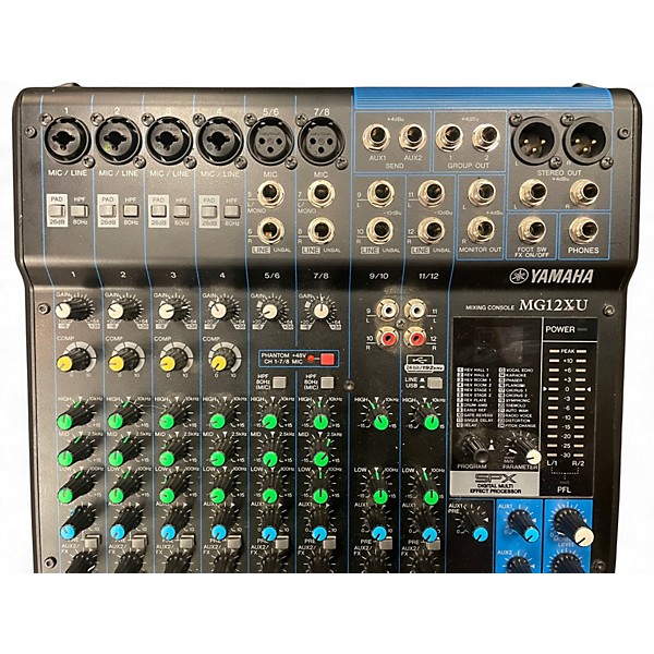 Used Yamaha MG12XU Unpowered Mixer