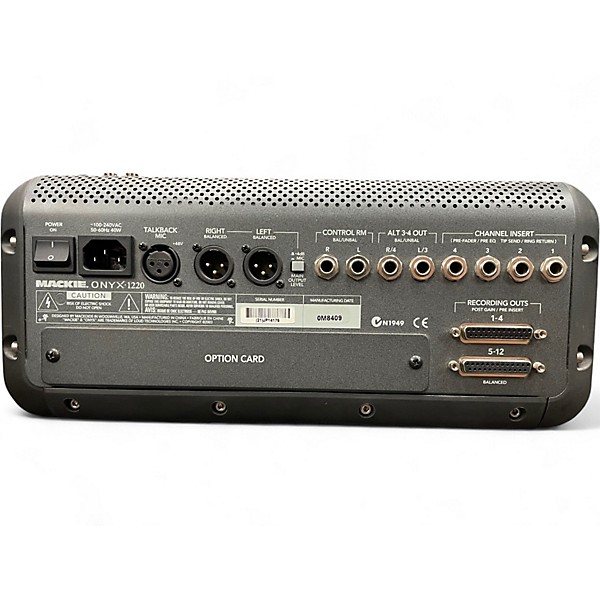 MACKIE ONYX 1220 ミキサー Used Mackie ONYX 1220 Unpowered Mixer | Guitar Center