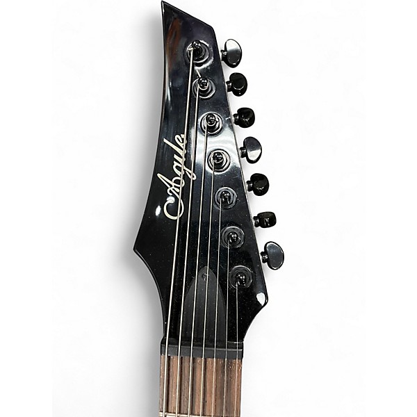 Used Agile INTERCEPTOR 7 STRING ELECRIC GREEN Solid Body Electric Guitar