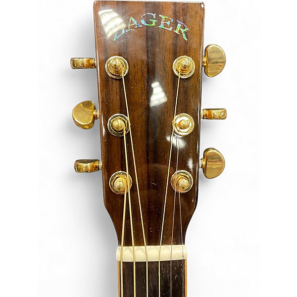 Used 2023 Zager ZAD900CE AURA Natural Acoustic Electric Guitar