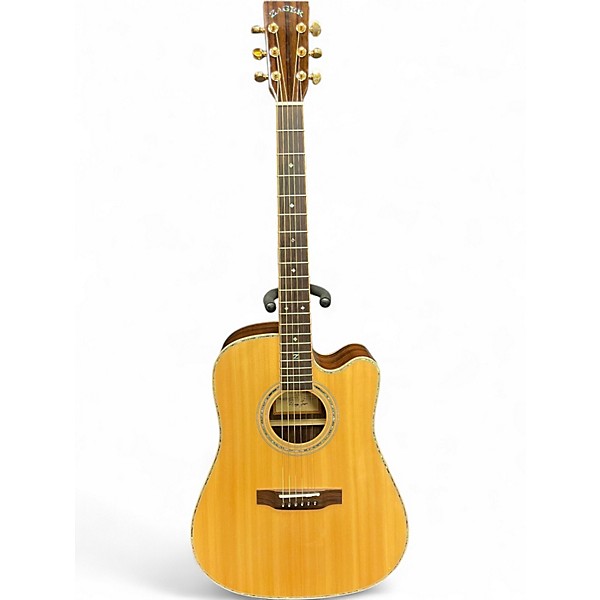 Used 2023 Zager ZAD900CE AURA Natural Acoustic Electric Guitar
