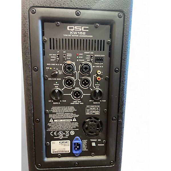 Used QSC KW152 15In 2-Way Powered Speaker