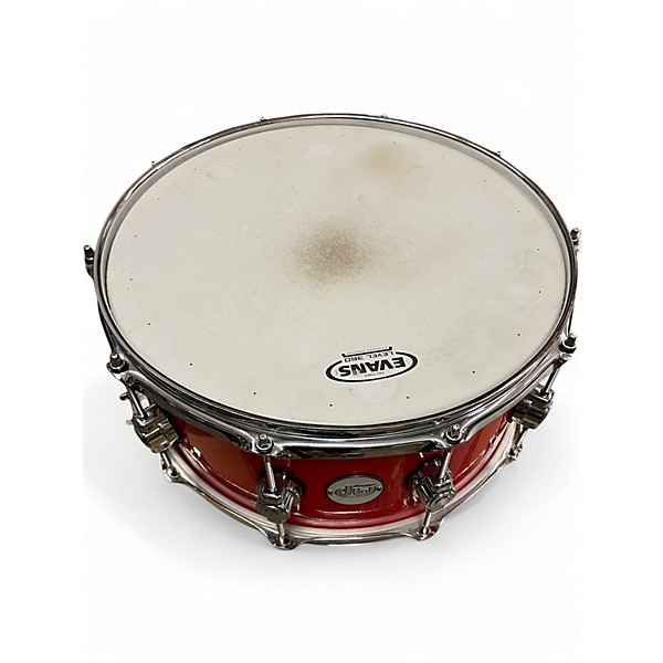 Used DW 14X6.5 Design Series Snare Red Drum