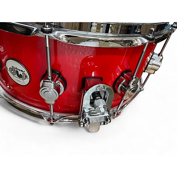 Used DW 14X6.5 Design Series Snare Red Drum