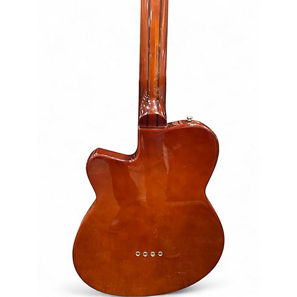 Used Reverend Linh Lee Signature Lil Linhbacker Purple Sparkel Electric Bass Guitar