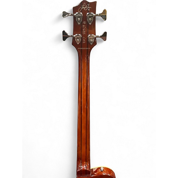 Used Reverend Linh Lee Signature Lil Linhbacker Purple Sparkel Electric Bass Guitar