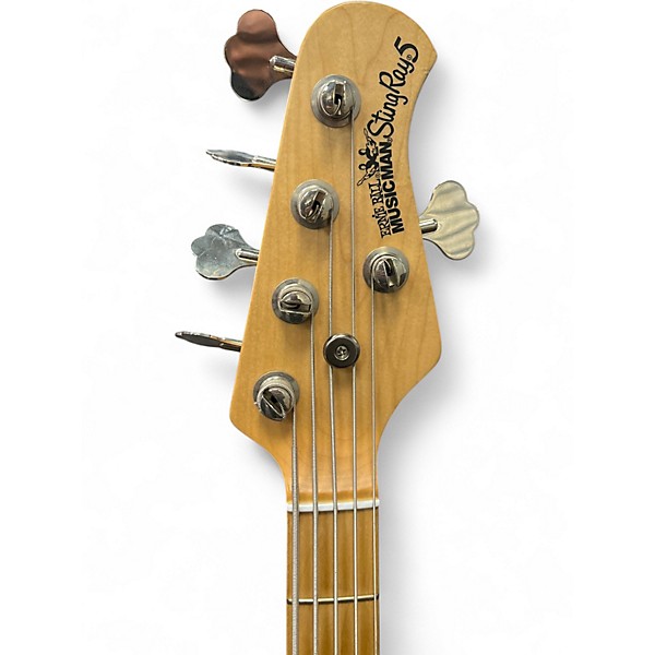 Used 2001 Ernie Ball Music Man Stingray 5 String Black Electric Bass Guitar