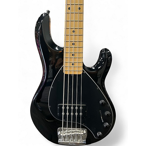 Used 2001 Ernie Ball Music Man Stingray 5 String Black Electric Bass Guitar