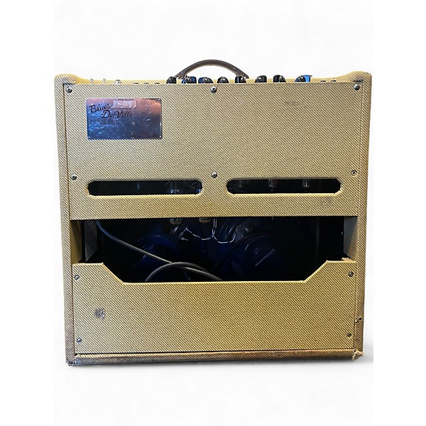 Used Fender Blues Deville 60W 4x10 Tweed Tube Guitar Combo Amp