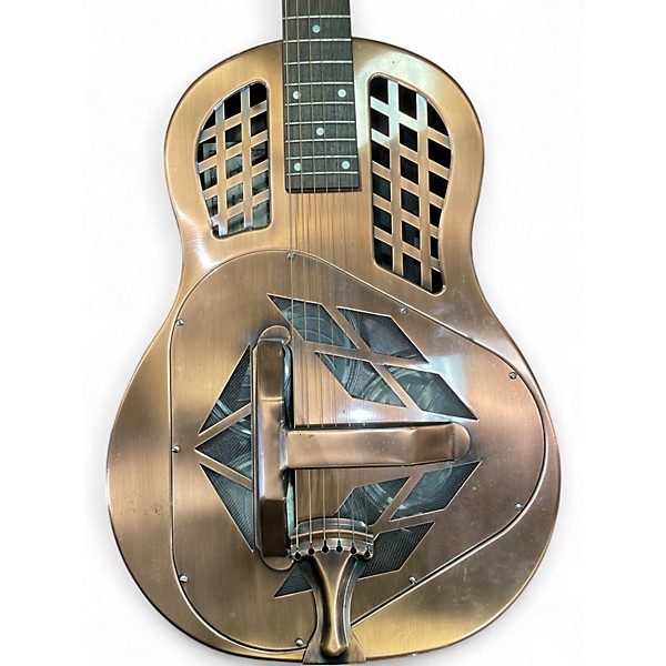 Used Regal RC-56 bronze Resonator Guitar