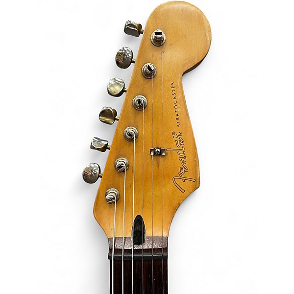 Used Fender 50th Anniversary Standard Stratocaster Burgundy Solid Body Electric Guitar