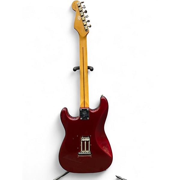 Used Fender 50th Anniversary Standard Stratocaster Burgundy Solid Body Electric Guitar