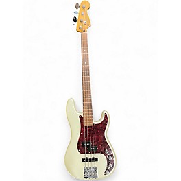 Used Fender Player Plus Active Precision Bass Olympic White Electric Bass Guitar