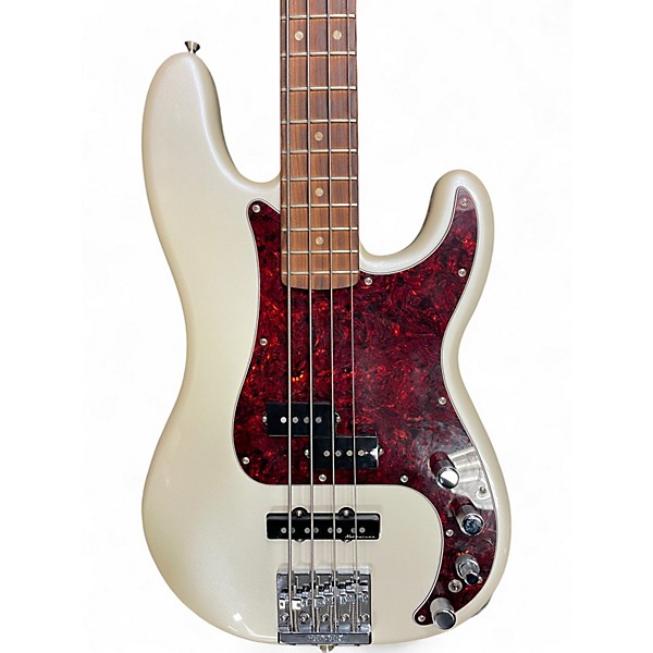 Used Fender Player Plus Active Precision Bass Olympic White Electric Bass Guitar