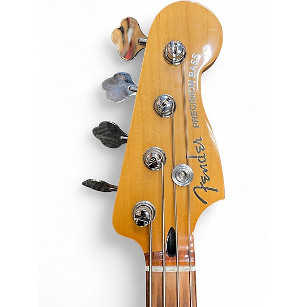 Used Fender Player Plus Active Precision Bass Olympic White Electric Bass Guitar