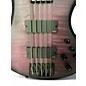 Used Schecter Guitar Research Stiletto Studio 5 String Trans Purple Electric Bass Guitar