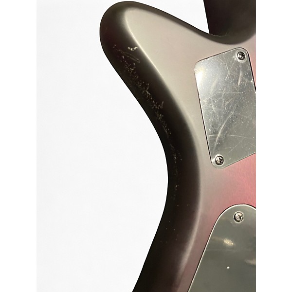 Used Schecter Guitar Research Stiletto Studio 5 String Trans Purple Electric Bass Guitar