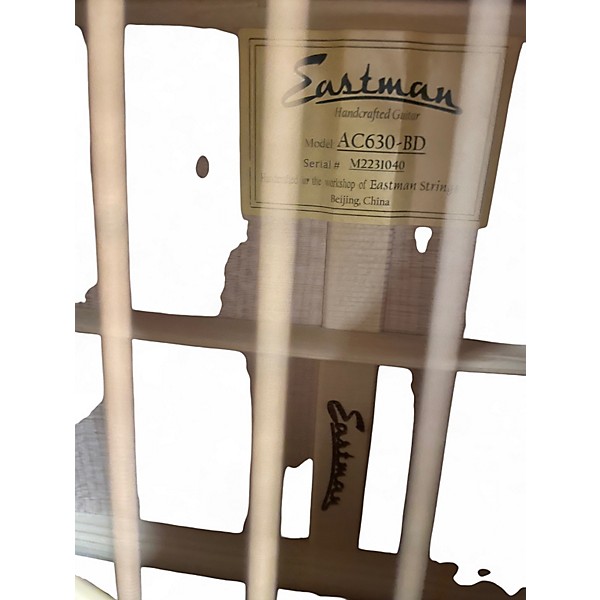 Used Eastman AC630-BD Blonde Acoustic Guitar