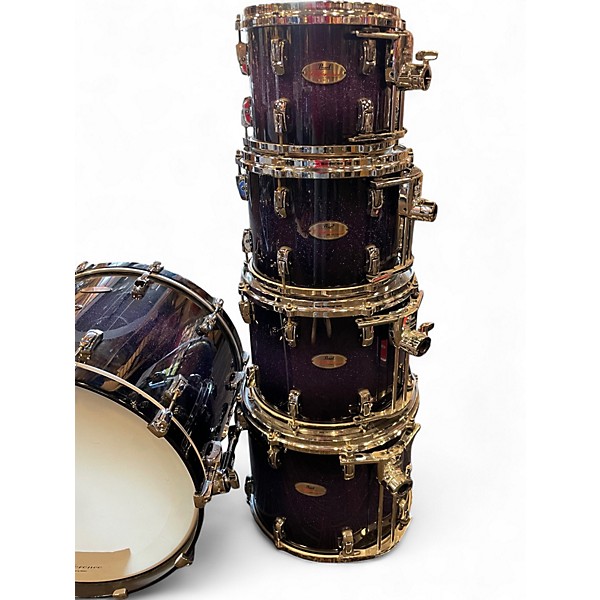 Used 2010s Pearl 5 Piece Reference Series PURPLE CRAZE Drum Kit