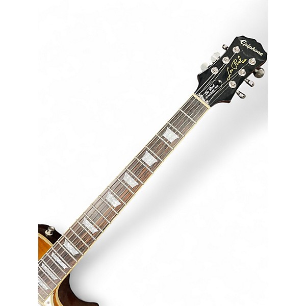 Used Epiphone Les Paul Standard Pro Sunburst Solid Body