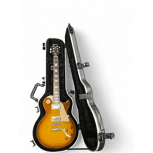美品 Epiphone エピフォン Lespaul Standard Pro Epiphone Les Paul Standard Plustop Pro - Antique Natural