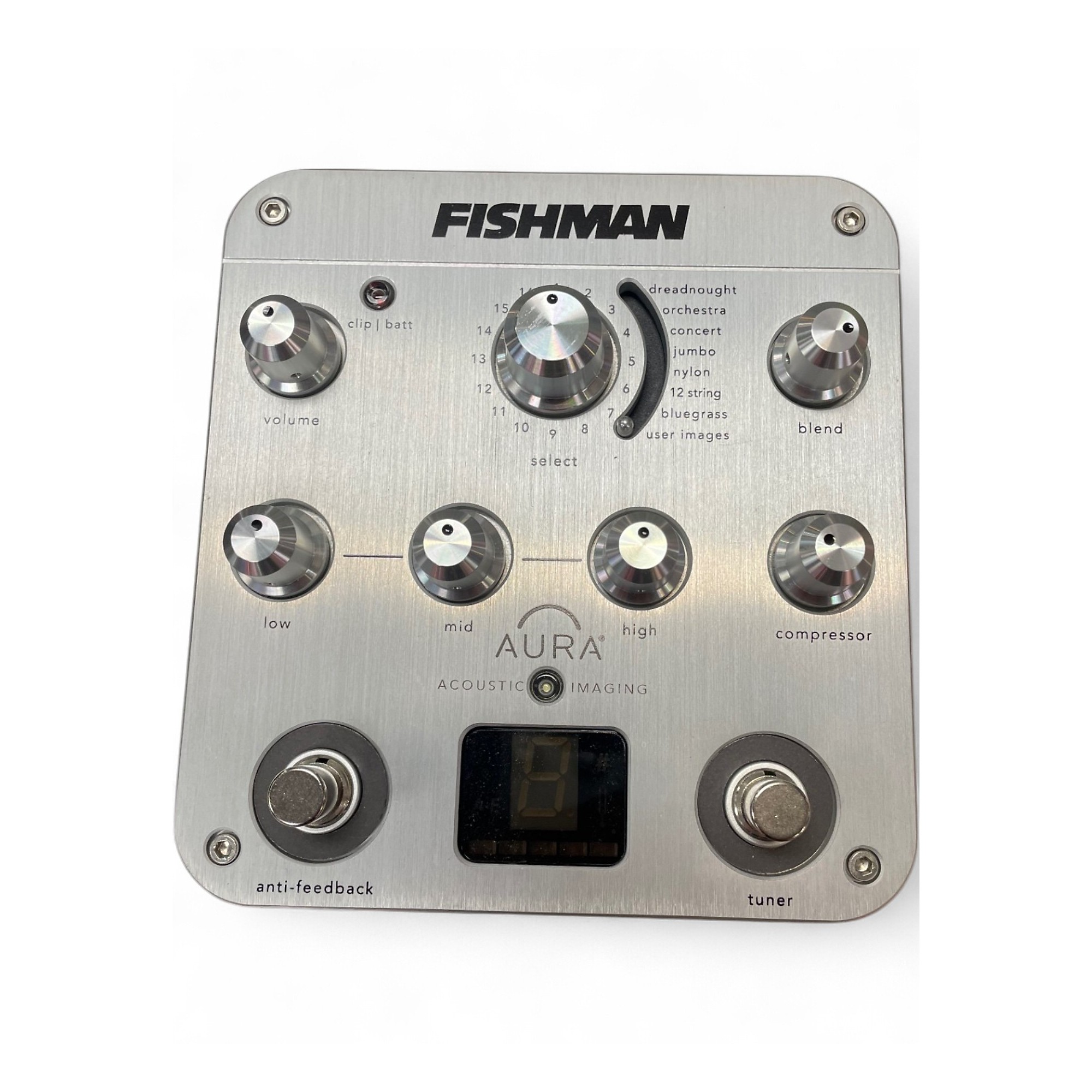【ジャンク】FISHMAN Aura Spectrum DI Preamp Used Fishman Aura Spectrum DI Imaging Guitar Preamp | Guitar
