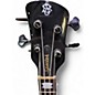 Used Spector Rudy Sarzo  Euro 4 Trans Black Electric Bass Guitar