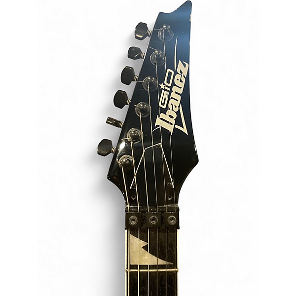 Used Ibanez GRG320FATKS Trans Black Solid Body Electric Guitar