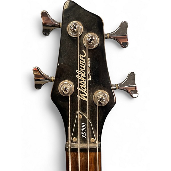 Used Washburn XB100 BLACK Electric Bass Guitar BLACK