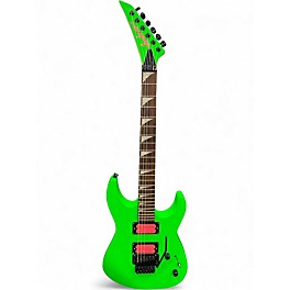 Used Jackson DK2XR Dinky Neon Green Solid Body Electric Guitar
